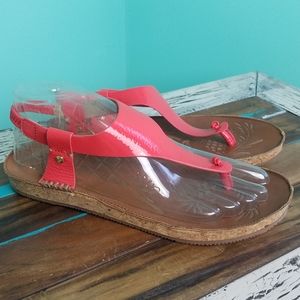 💥SALE💥 Tommy Bahama Coral Leather Sandals